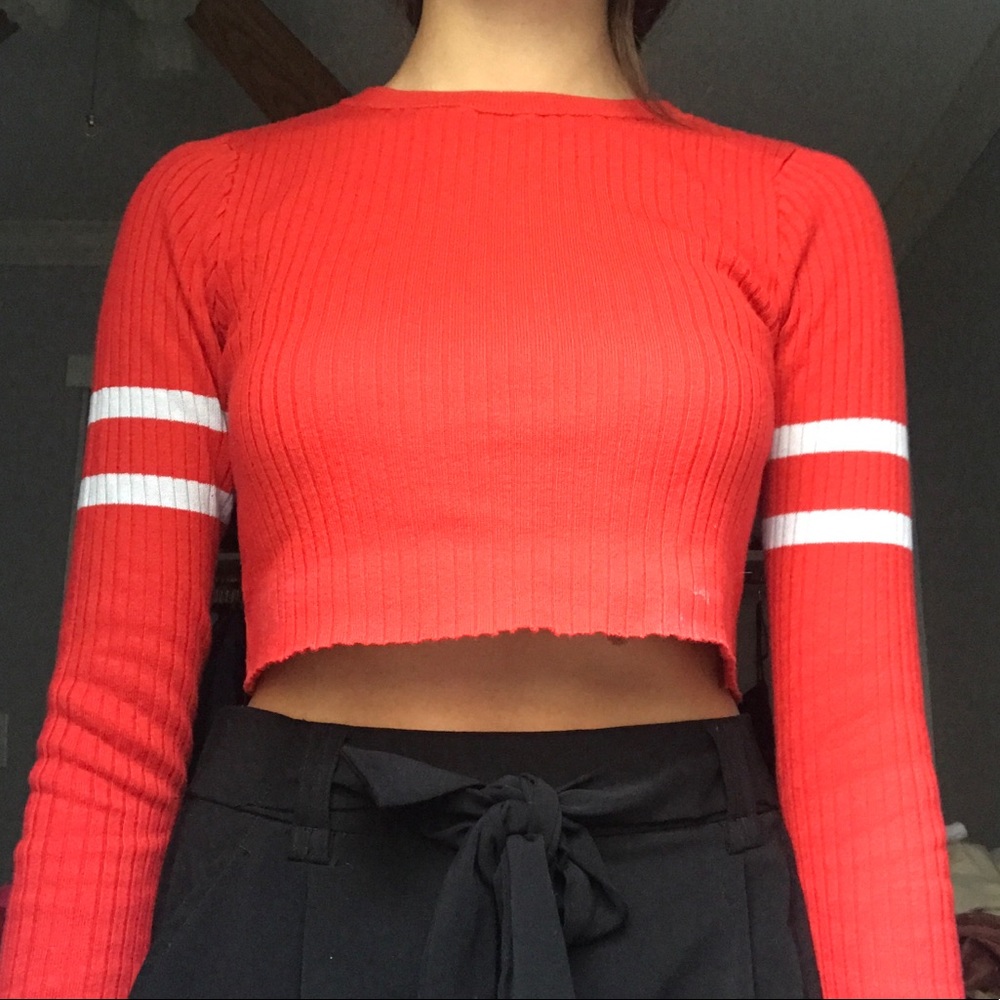red long sleeve